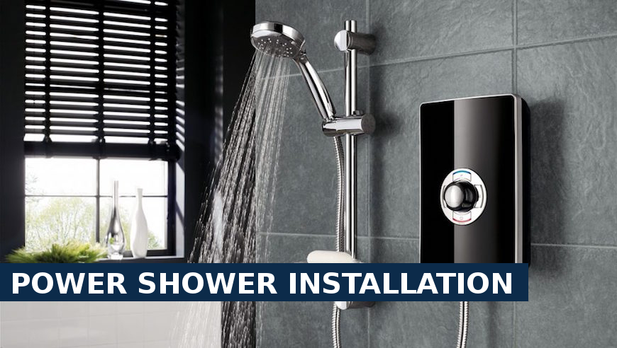 Power shower installation South Croydon